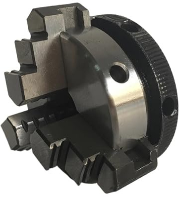 MUHM Mandril de Torno Mini Mandril de Torno de Madera de 50 mm K01-50 Mandril de Torno autoajustable de 3 mordazas for Torno de Madera