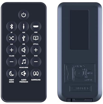 GOUYESHO Neue BT-0520 Ersatzfernbedienung für JBL Bar 2.0 All-In-One Soundbar und für JBL Bar Studio 30W Stereo-Soundbar