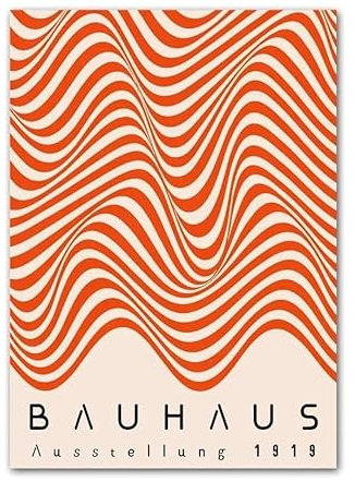 Abstrakte Bauhaus Geometrische Gradienten Formen Wand Kunst Poster Drucke Nordic Leinwand Malerei Bilder Für Wohnzimmer Dekor A5 30X40Cm Kein Rahmen