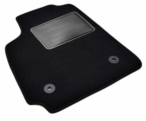 DHCarMats | Autoteppich nur Fahrerseite für Citroen C4 Cactus 2014-2019 | Fahrermatte aus Teppichstoff nach Maß | Autozubehör - Fußmatten Automatten 1PZ