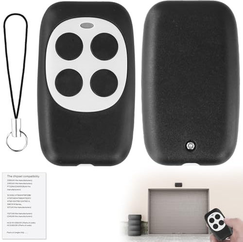 Garagentoröffner Fernbedienung, Garagentor Fernbedienung Universal mit Frequenzen von 433,92 MHz bis 868MHz, Lernbare Handsender Kompatibel mit Hörmann, Marantec, Novoferm, BFT, FAAC