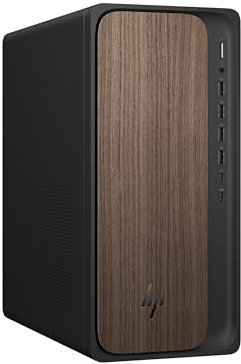 HP Ordenador de Sobremesa OmniDesk AI (Intel Core Ultra 7 265, 32GB DDR5 RAM, 1TB SSD, Intel Graphics, Windows 11 Home) - Wood