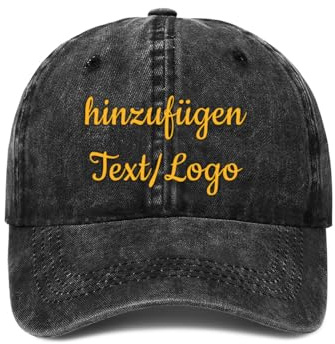 ERICAT personalisiert Cap personalisierte Basecap mit Foto/Logo/Text Baseball Cap selbst gestalten für Männer&FrauenBaseballkappe, verstellbare Trucker-Kappe aus Baumwolle,Unisex-Dad-Hut