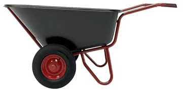 FRANKEL kaiserkraft | Brouette compacte avec châssis à 2 Roues | pneumatiques | 250 litres | L x l 1560 x 890 mm