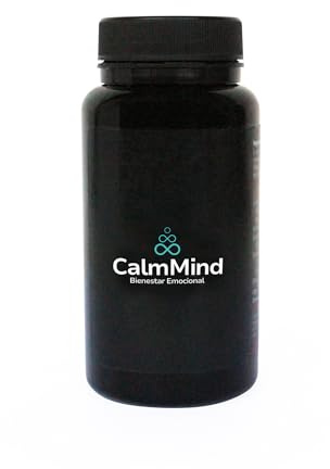 CalmMind Bienestar Emocional - Suplemento antiestres, Apoya la resistencia física y mental con SAMe, Melena de León, Azafrán, Magnesio, Vitaminas B6, D3 y K2. 60 Cáps. Actiage: Vive más con más salud