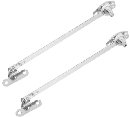 FUNNETOYU 2 Stück Schrank Deckelstütze Scharnier Langlebige Flap Stay Klappdeckelhalter für Küchen Schmuck und Spielzeugkisten Verschleißfeste Schienen Kompatibel Stabile Türunterstützung