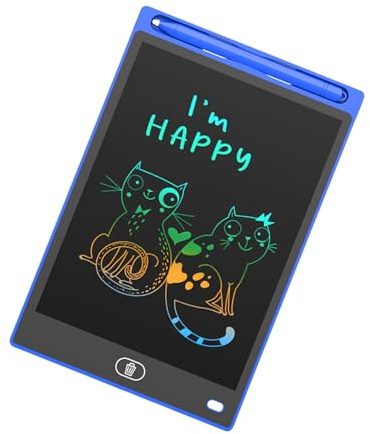 PLCPDM Tablette D'écriture LCD 8.5 Pouces Planche À Dessin pour Carnet De Croquis Jouet D'écriture Tableau Jouet