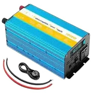 Onduleur Convertisseur 8000W 6000W 5000W 3000W DC 12V vers AC 220V 230V À Onde Sinusoïdale Transformateur Hors Réseau Onduleur Domestique avec Chargeur Transformateur(12V,220-240V(60HZ),1000W 2000W)