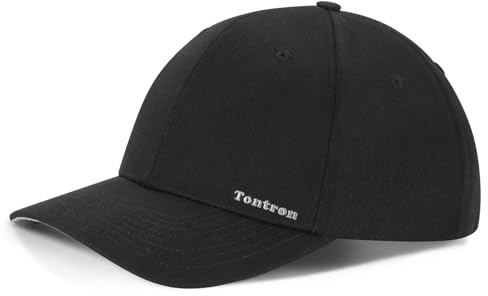 Tontron Safety Bump Cap Baseball Hat Style Lightweight Head Protection Cap Hard Hat for Men Women (Black for Cold Weather, Medium)