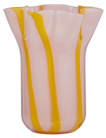 BUTLERS Vase 23 cm Glas - Sorbet - Deko-Vase für Schnittblumen oder Rosen | Tischdeko für Küche, Esstisch