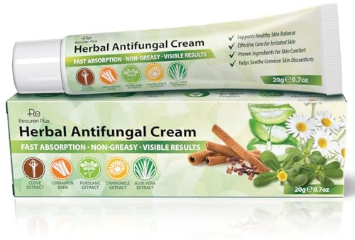 Anti-Itch Cream for Fungal-Prone Scalp & Skin: Effective Athletes Foot Treatment, Suitable for Ringworm, Jock Itch, Tinea Versicolor & Seborrheic Dermatitis– Natural Formula–No Steroid