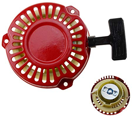 GOOFIT Tirador Minimoto Aluminio Arranque Universal Desbrozadora 1 Pieza reemplazo para 152F 154F 1.5KW Motores Rojo