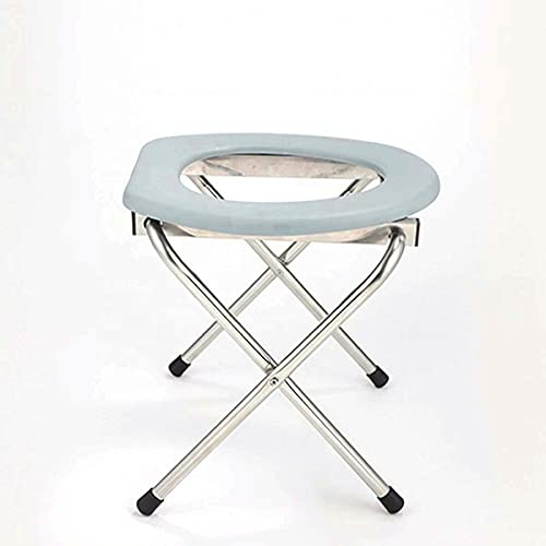 Kabxhueo Campingtoilette Hoch, Klappbare Campingtoilette, Camping Toiletten Wc, Mobile Toilette, Klapptoilette, Wasserdicht Und rutschfest Auto-Toilette Hocker für Camping, Reisen, Wandern, Ausflüge
