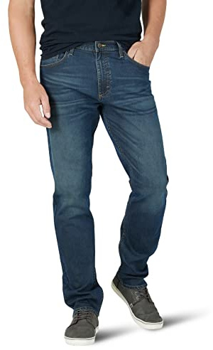 Wrangler Authentics Herren Stretch Athletischer Passform Jeans, Henry, 42W / 30L