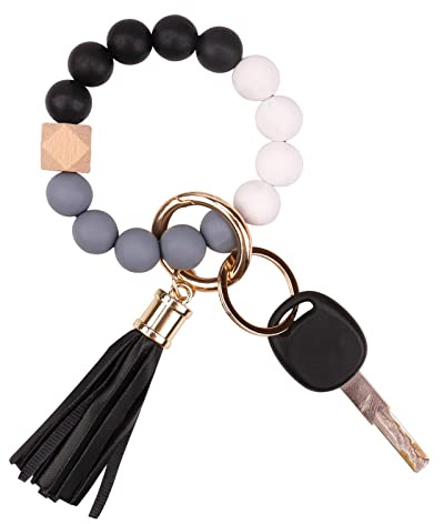 AOKSUNOVA Schlüsselanhänger Armband Autoschlüsselanhänger Perlen für Frauen