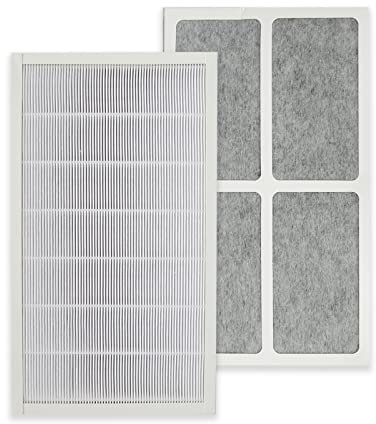 PUREBURG Replacement True HEPA Filter Compatible with 3M Filtrete ULTRA CLEAN Air Purifiers FAP01 and FAP02, Part Number FAPF01/FAPF02,H13 Air Clean Dust VOCs,1-Pack