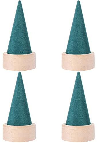 FOMIYES 4 Stücke Elegante Holz Multi-lagerung Rack Finger Schmuck Display Stand Home Dekorative Rack