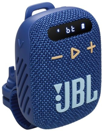 JBL Wind 3 FM - Altavoz Bluetooth para Manillar (Azul)