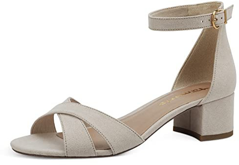 Tamaris Sandalette Damen Vegan Elegant beige,EU 38
