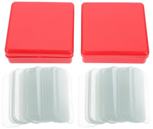 NUOBESTY 120pcs Non-marking Double-sided Tapes Sticky Gel Pad Strips Adhesive Clear Tapes for Wall Mounting Home Office Supplies