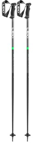 LEKI Bâtons de ski QNTM - Noir - Anthracite clair - Neongreen - 110 cm