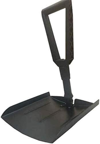 ALEjon Pala de Nieve Plegable de Aluminio Herramienta versátil de Forma Cuadrada para emergencias al Aire Libre y remoción de Nieve de automóviles