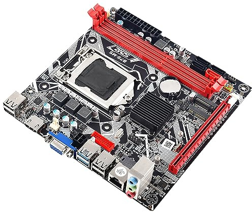 YIWENG SZMZ LGA 1155 WiFi Desktop Home Office Gaming Scheda madre PCI-E 16X DDR3 16GB 100M Scheda di rete USB2.0 USB3.0 WIFI M.2 NVME VGA Compatibile con HDMI,schede madri per computer