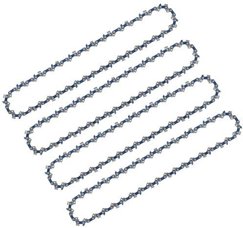 4 catene per motosega da 3/8 LP 1,1 mm, 40 maglie da 25 cm, compatibili con Stihl, Dolmar, Husqvarna, Einhell, Bosch, Makita ecc.