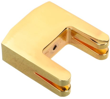 BESTonZON Goldener Cellodämpfer aus Legierung für 3/4 und 4/4 Geräusche Deutlich für Leises Üben bei Nacht