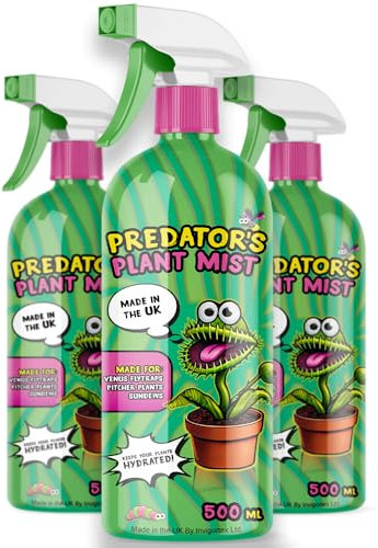 Carnivorous Plant Mist Spray 500ml – Hydrating Spray for Venus Flytraps, Pitcher Plants & Sundews – Supports Healthy Growth & Vibrant Foliage