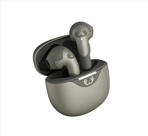 Fresh 'n Rebel Twins Blaze, Auriculares Intrauditivos Bluetooth con Micrófono ENC Dual, AuricularesInalámbricos, Bluetooth 5.3, Resistentes a Salpicaduras (IPX4), 32h de autonomía (Dried Green)