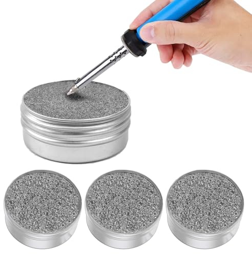 3 Dosen Lötspitzenreiniger,Lötspitzen Reaktivator,Reaktivierung Oxidierter Lötspitzen,zur Wartung und Reparatur Der Lötspitze Verwendet(Nettogewicht:16g Dose)