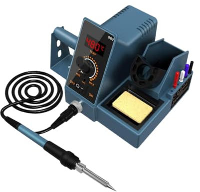 HOMSFOU 1ensemble Station De Soudage Numérique Avec De Température à Souder Électrique Antistatique Pour Réparation Électrique Kit De Soudure Pratique Pour Smd Dip Utilisation à Et