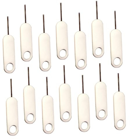 OSALADI Estrattore Sim 20 Pezzi per Smartphone Aghi per Rimozione Scheda Sim in Acciaio e ABS Strumenti Compatti per Estrazione Sicura e Trasportabile