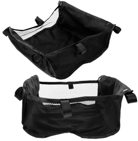 TEMPNAP Bolsa Organizadora para Cochecito de Ñiño, 2 Unidades, Material Oxford, Gran Capacidad, Multifuncional y Fácil de Desmontar, Adecuado para Cesta de Compras y Almacenamiento