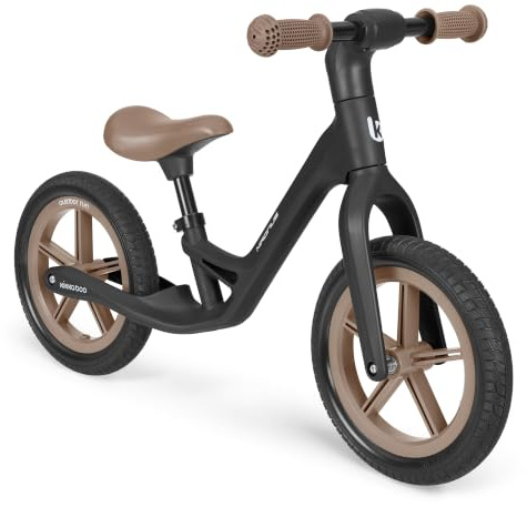 KikkaBoo Magnus Draisienne pour Enfants 3–6 Ans, Cadre Léger en Fibre de Verre, Selle Réglable, Poignées Antidérapantes, Roues PU Résistantes