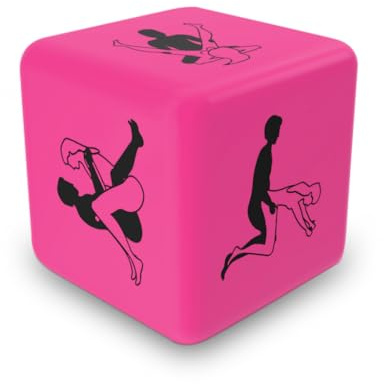 Gift Republic Kama Sutra Decision Dice, Pink