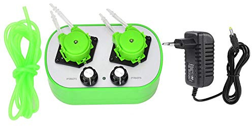 Bomba peristáltica, G628-2 Bomba peristáltica pequeña en miniatura Bomba autocebante automática 100-240V((4～18ml/min)*2 (G628-2-1))