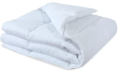 SleepyNights Cotton Rich 2.5 Tog Summer Cool Duvet (Double) White