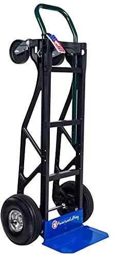 American Lifting 700 lb Capacity Ultra Lightweight Super Strong Nylon Convertible Hand Truck & Dolly