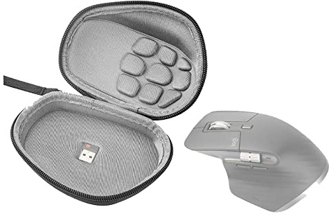 Fututech - Bolsa de Almacenamiento rígida para Logitech MX Master 3, Funda de protección para ratón inalámbrica, Caja antideformación antiarañazos, Accesorio informático