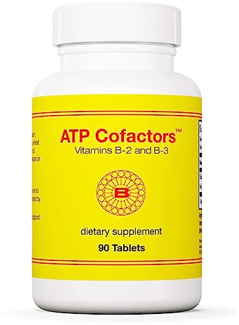 Optimox, Cofattori ATP, con Riboflavina (B2) e Niacina (B3), Dose Elevata, 90 Compresse vegane, Testate in Laboratorio, Vegetariane, Senza Glutine, Senza Soia, non OGM