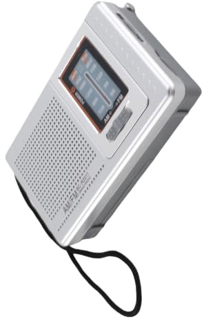 VBESTLIFE Tragbares Radio, AM FM-Transistorradio Tragbares Taschenradio, Betrieben mit 2 AA-Batterien mit Kopfhöreranschluss für ältere Geschenke für Reisen Im Freien