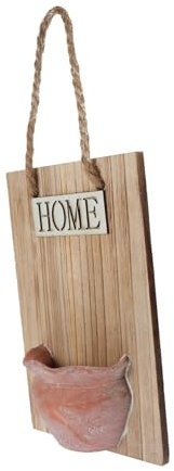 CIMAXIC Wandmontierte Pflanzgefäße Aus Keramik Und Holz Wand-blumentopf Für Pflanzen Im Innenbereich Hängendes Wandpflanzgefäß Für Sukkulenten