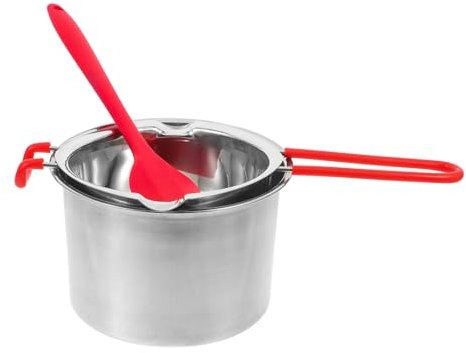 Zerodeko 1 Satz Schmelztiegel schokoladen gießtopf Butterwärmer Kesseltopf aus Edelstahl Doppelkessel für Herdplatten Wasserdicht 3-teiliges Set Backutensilien Ofen Käse