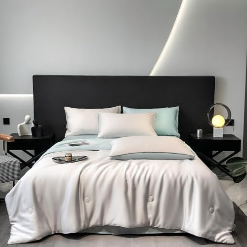 Pevfeciy Sommerbettdecke - Kühle Microfaserbettdecke für eine erfrischende Nachtruhe - Nachhaltige Kühldecke für Menschen, die angenehme Kühle lieben,H,150x200cm