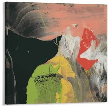 Gerhard Richter P6 Art 2014 Poster, Kunstdruck, Wandfoto, Poster, hängendes Bild, Familiendekoration, 40 x 40 cm