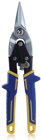 SPEEDWOX 25,4 cm (10 Zoll), gerader Schnitt, für Luftfahrt, Zinn, zum Schneiden von Blech, mit gezackten Backen, rutschfester Griff, Verriegelung