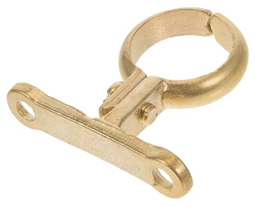 KONTONTY 2löcher Rohrhalter Messing Rohrschelle Zur Kabel Und Rohrbefestigung Mit Einfacher Installation Für Heim Und Bürobedarf