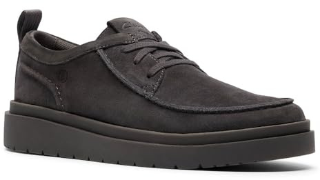 Clarks Polden Moc Mens Dark Grey Sde, 6